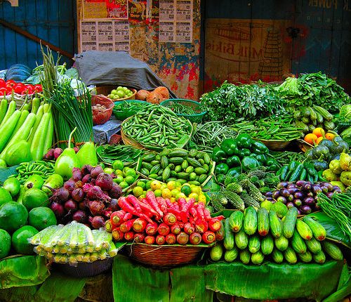 Vegetable stand