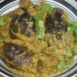 cilantro eggplant gravy