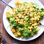 Chickpea Mango Curried Cauliflower Salad